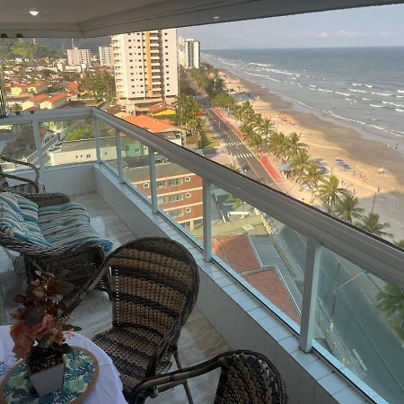 Mongagua Com Vista Para O Mar Pe Na Areia 외부 사진