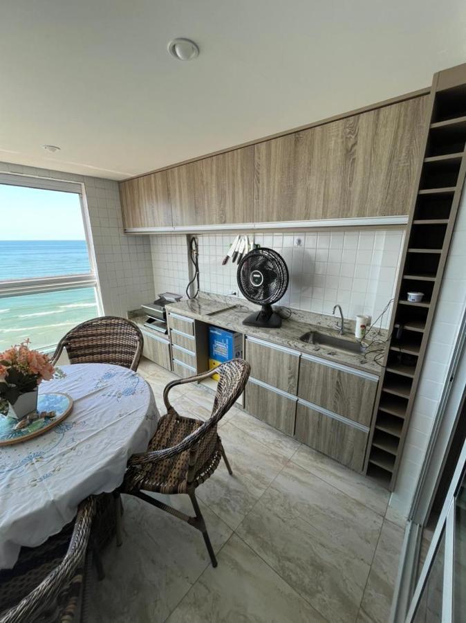 Mongagua Com Vista Para O Mar Pe Na Areia 외부 사진
