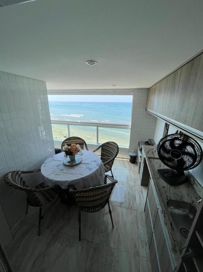 Mongagua Com Vista Para O Mar Pe Na Areia 외부 사진